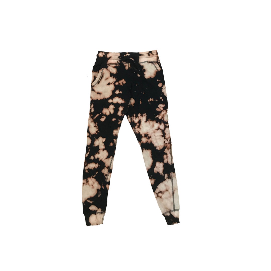 Pantalon Jogging Hurley Femme Rayure Tie-dye Bleu Marine/blanc - Taille M, Coupe Fuselée