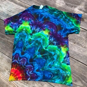 Sunburst Iced Tie Dye Cotton T-shirt