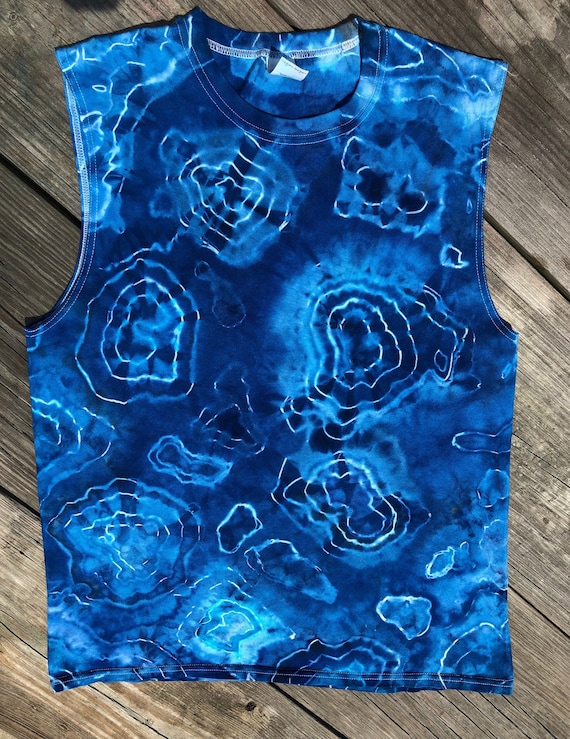 Men's XL Geode Tie-dye Tank Top