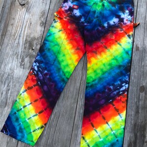 Dickie's Relaxed Fit Iced Dye Tie Dye Rainbow V Pleats - Etsy