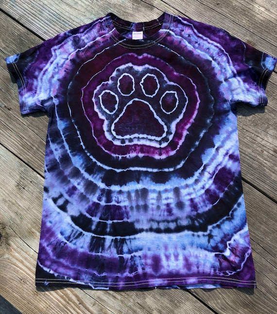 Tie Dye Paw Print T-Shirt Tie Dye Paw Print T-Shirt
