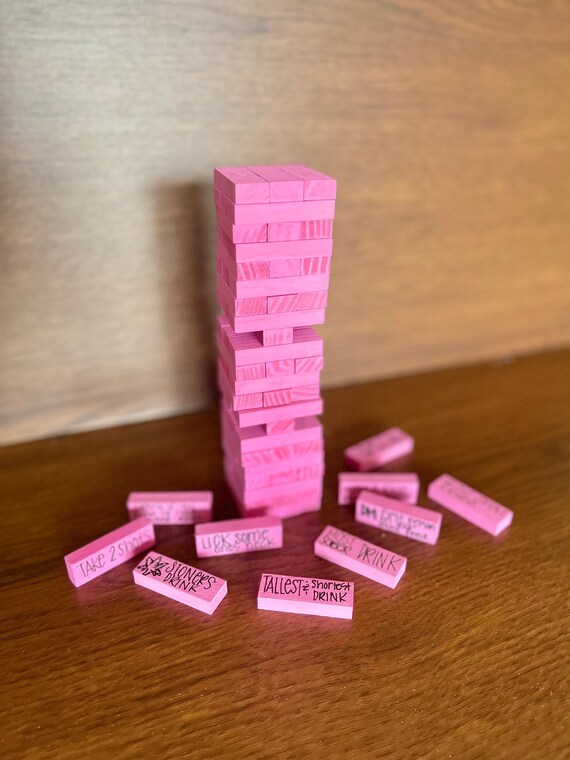 Mini Drunk JENGA Etsy