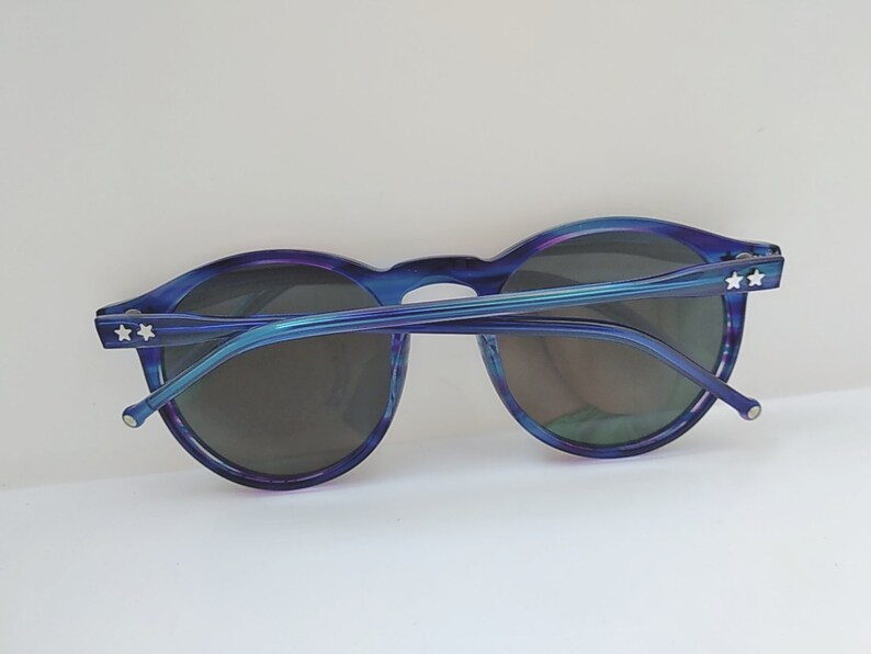 VINTAGE P3 oversized cobalt blue mottle eyeglasses SUNGLASSES Etsy