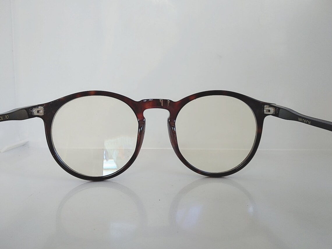 VINTAGE WILLIAM BARR P3 oversized tortoise keyhole eyeglasses Etsy
