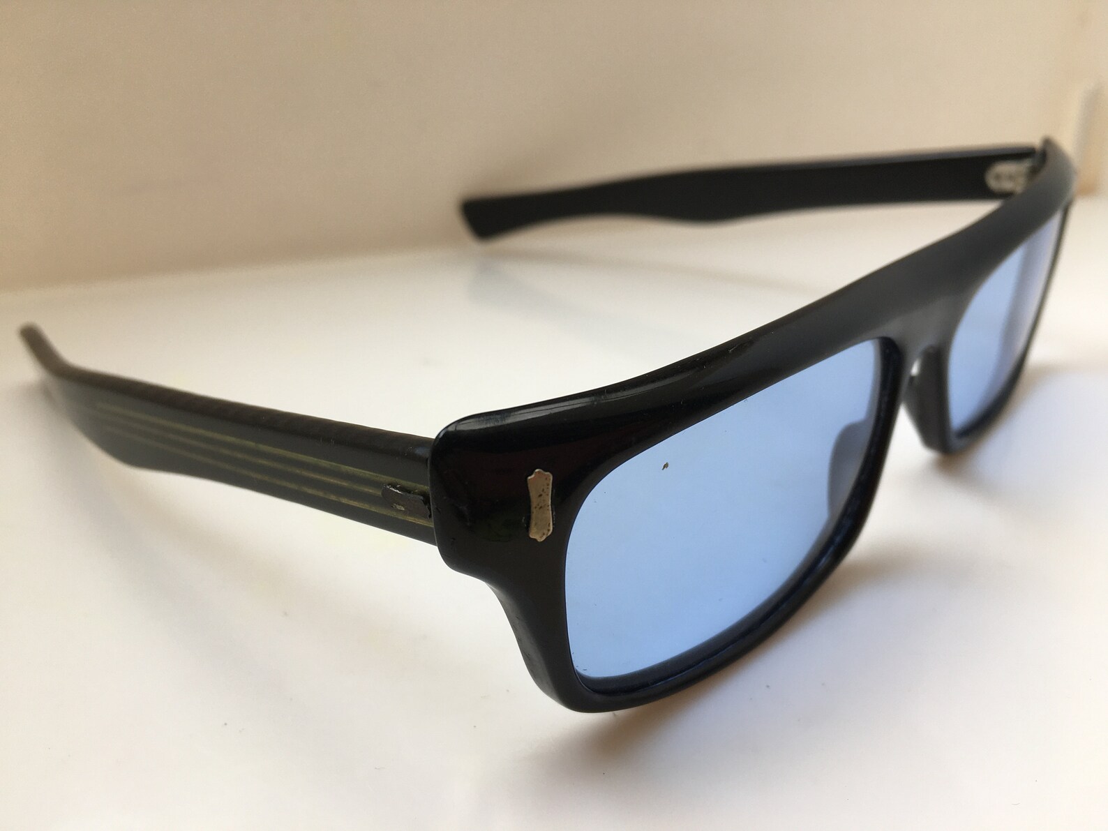 VINTAGE N.O.S. JAPAN SUNGLASSES black eyeglasses old Etsy