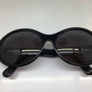 DKNY handgemachter schwarzer ovaler Acetat Sonnenbrillenrahmen | Etsy