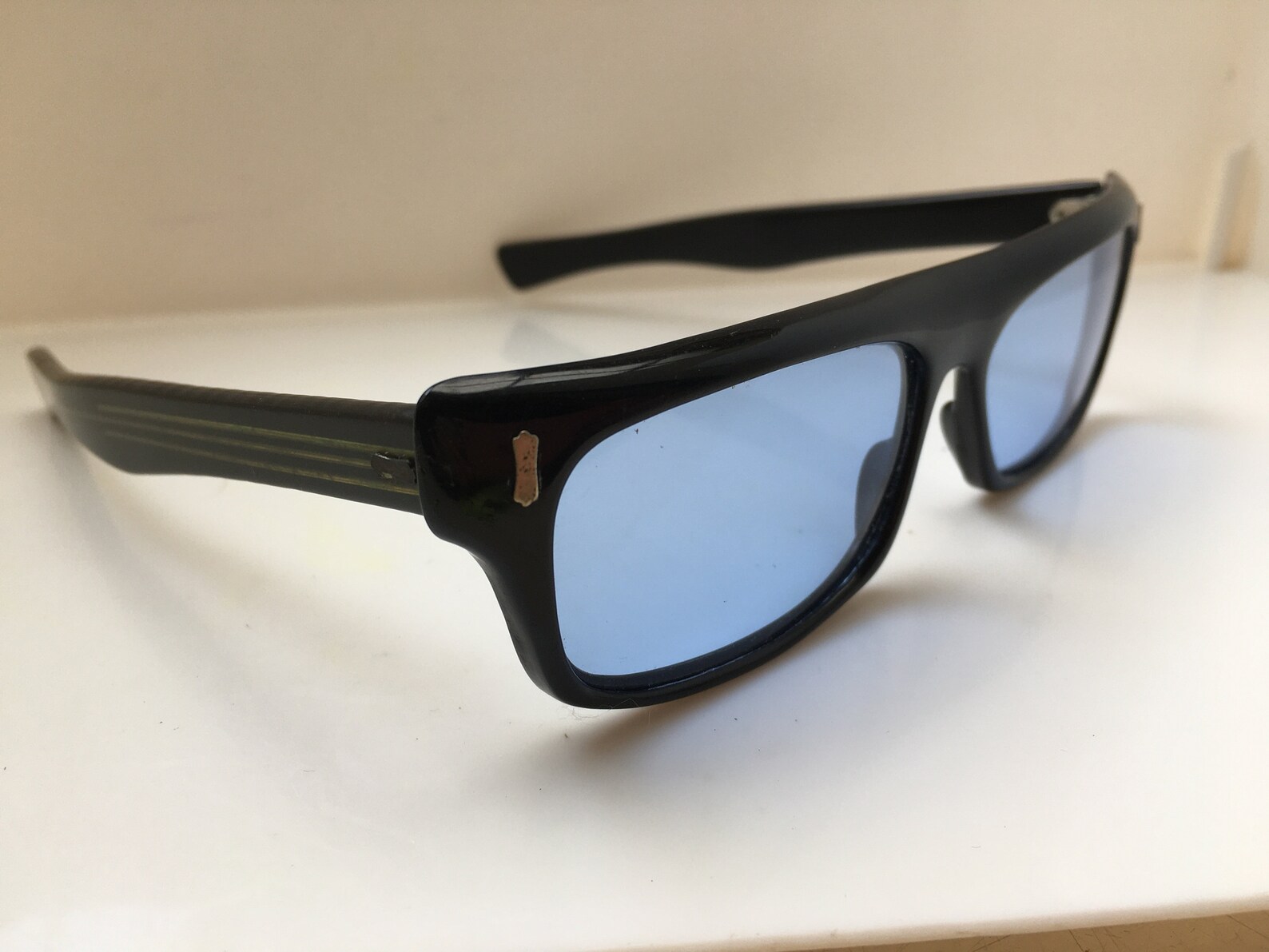 VINTAGE N.O.S. JAPAN SUNGLASSES black eyeglasses old Etsy