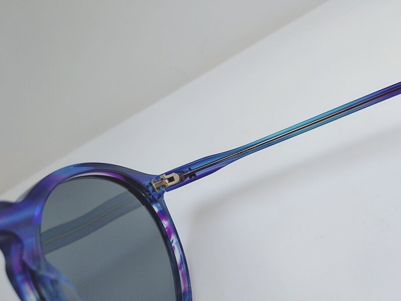 VINTAGE P3 oversized cobalt blue mottle eyeglasses SUNGLASSES Etsy