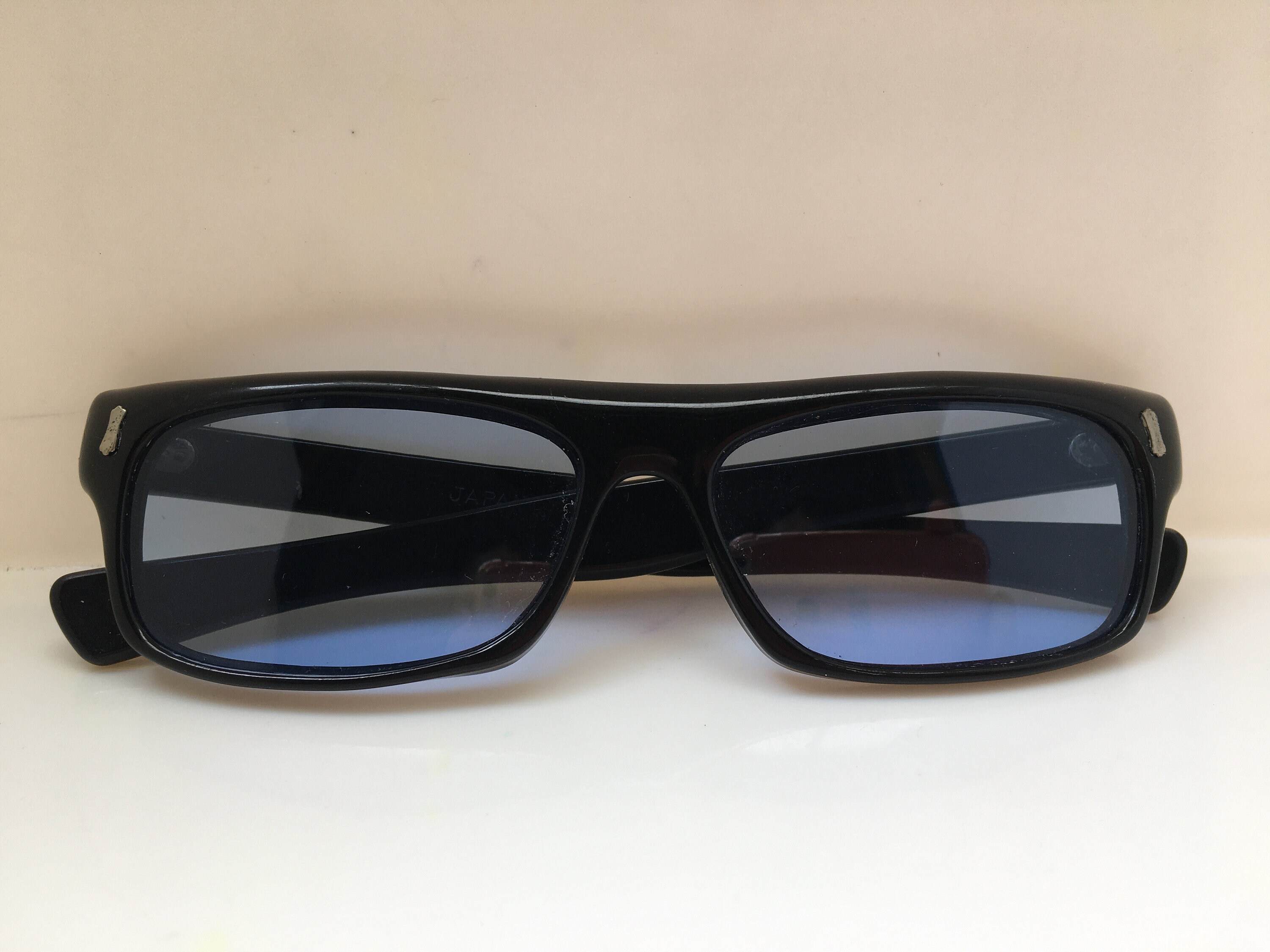VINTAGE N.O.S. JAPAN SUNGLASSES black eyeglasses old Etsy