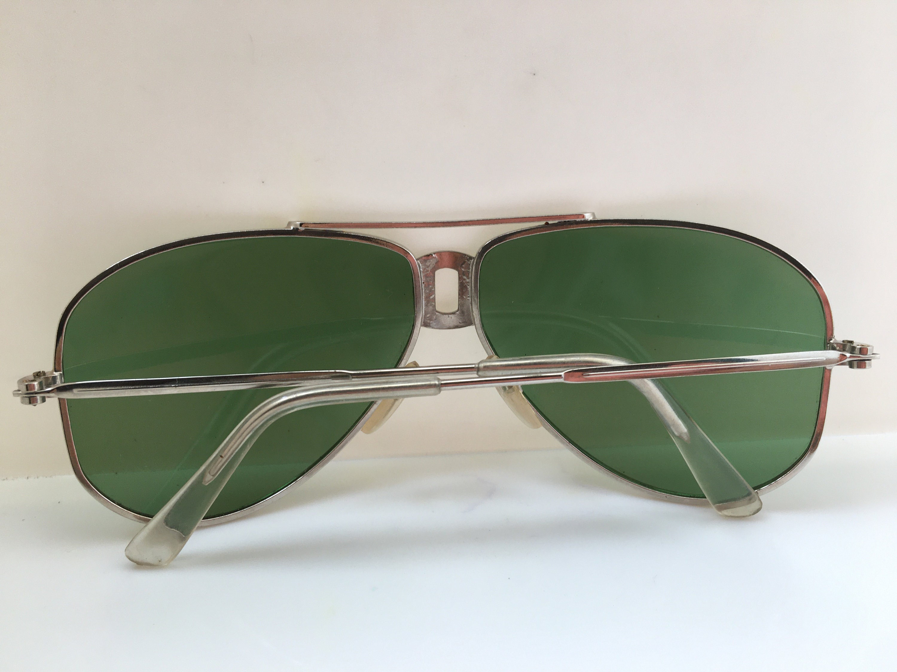 68 M.O.D. ITALY VINTAGE genuine glass lens aviator SUNGLASSES Etsy