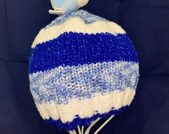 Child Beanie with Animal Topper