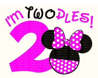 Download Minnie Twodles Svg Etsy