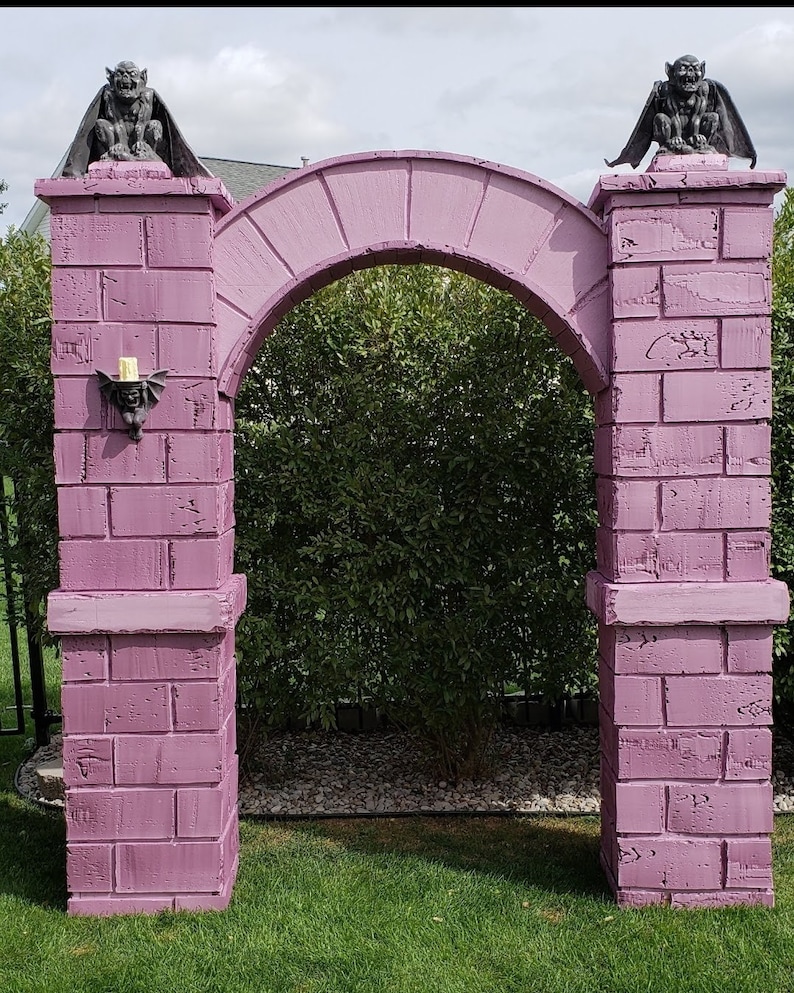 HUGE Cemetery Entrance Halloween Prop Yard Decoration Prop Etsy