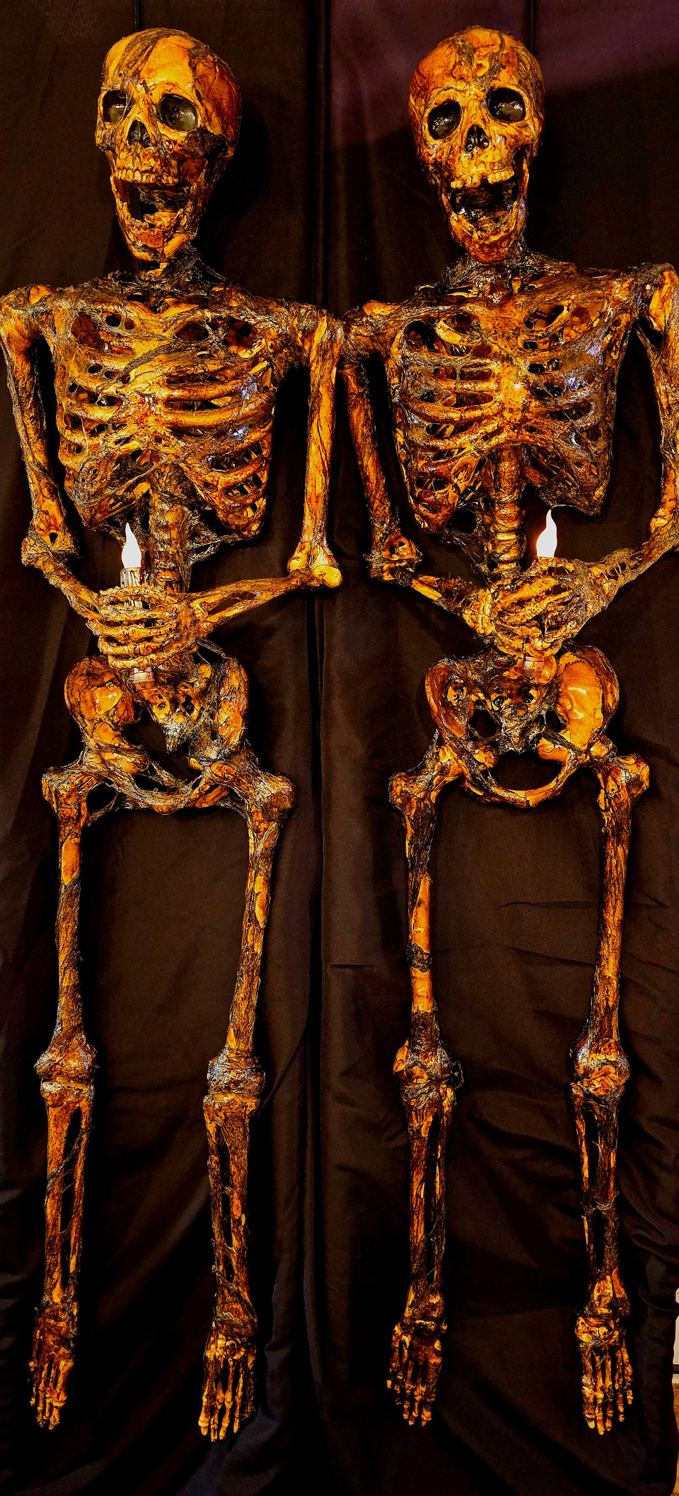 Corpsed Skeleton, Halloween Prop, Yard Decoration, Graveyard Art