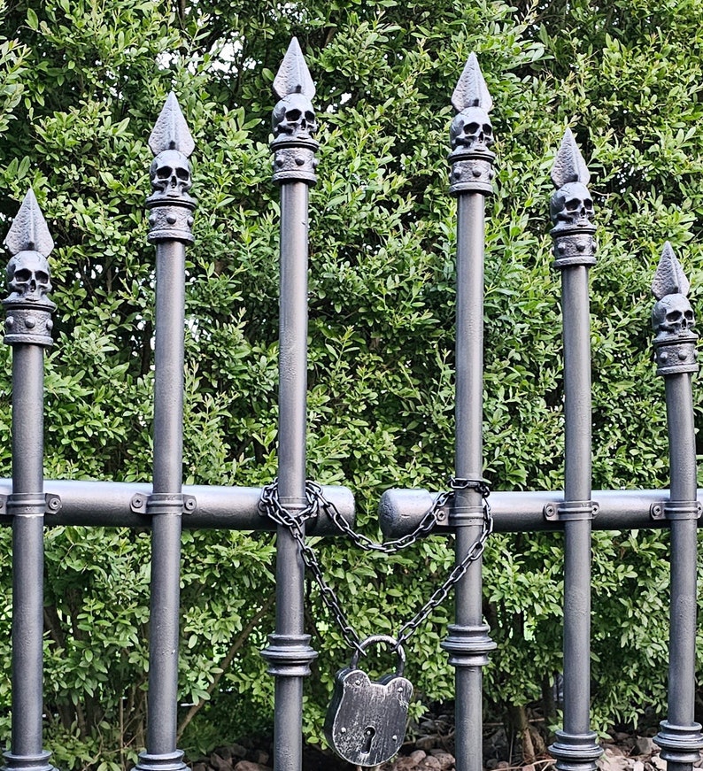 HUGE Cemetery Entrance Halloween Prop Yard Decoration Etsy