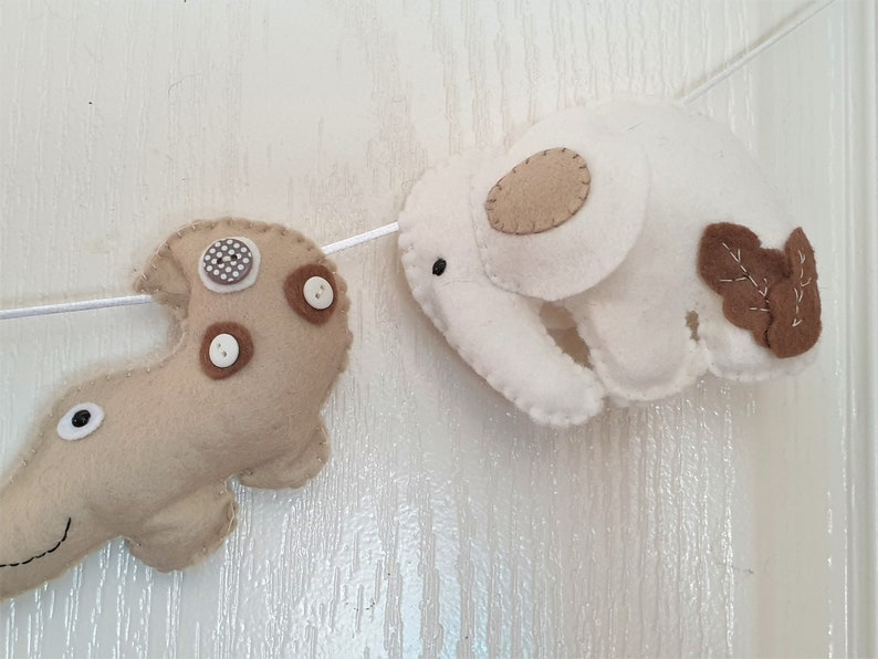 Jungle Nursery Decor Felt Jungle Garland Nursery Decor Etsy