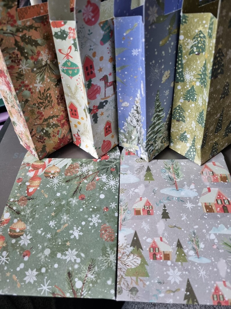 Small Christmas Gift Bagpack of 12handmade12.5hx10.5wx4dcmkeepsake