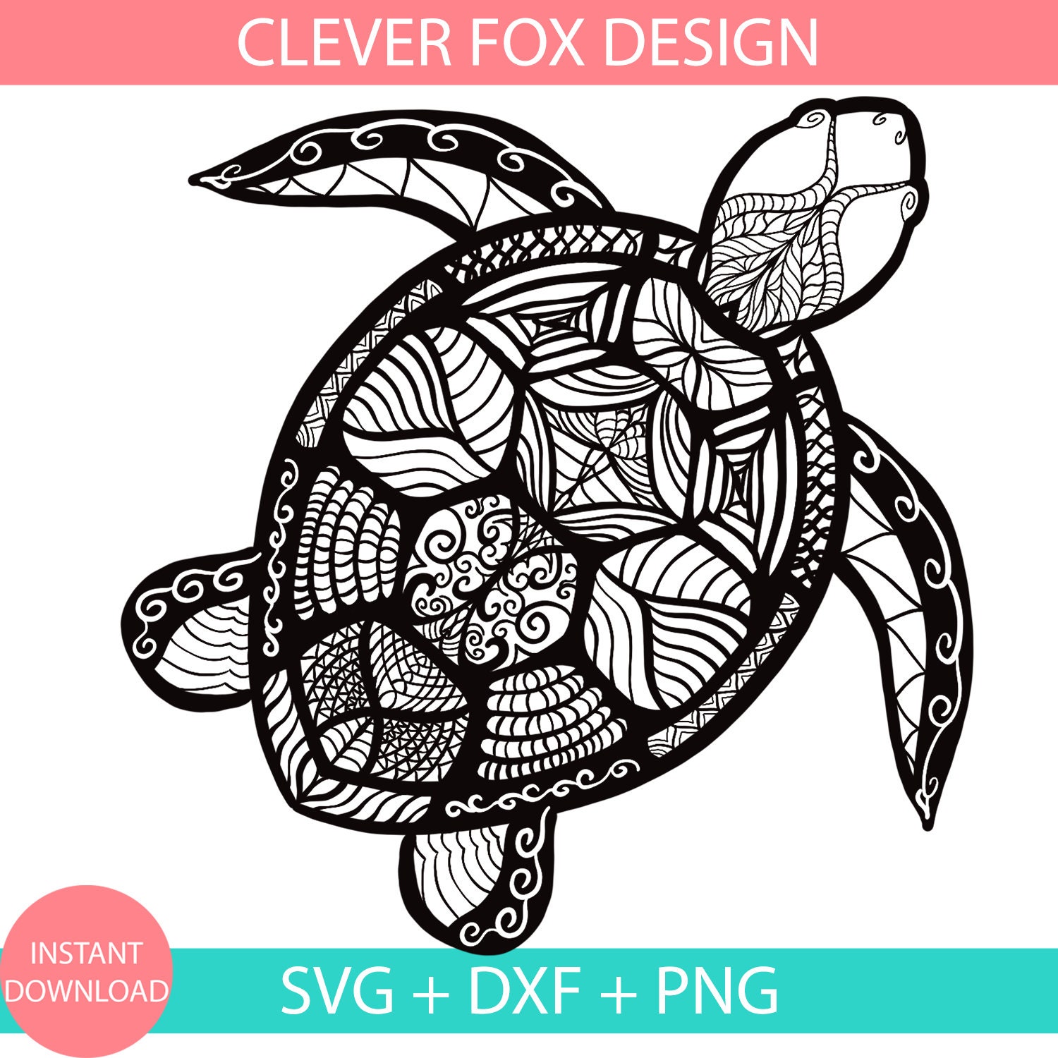 seaturtle zentangle svg seaturtle zentangle svg