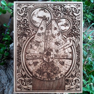 Regalo personalizado de madera para el quinto aniversario, regalo para un geek, regalo de boda de madera, regalo de quinto aniversario (tamaño A5)