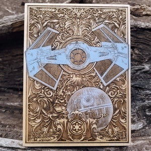 Regalo personalizado de aniversario de madera para hombre, esposo o novio, ideal para nerds, bodas y inauguración de la casa (tamaño A5)