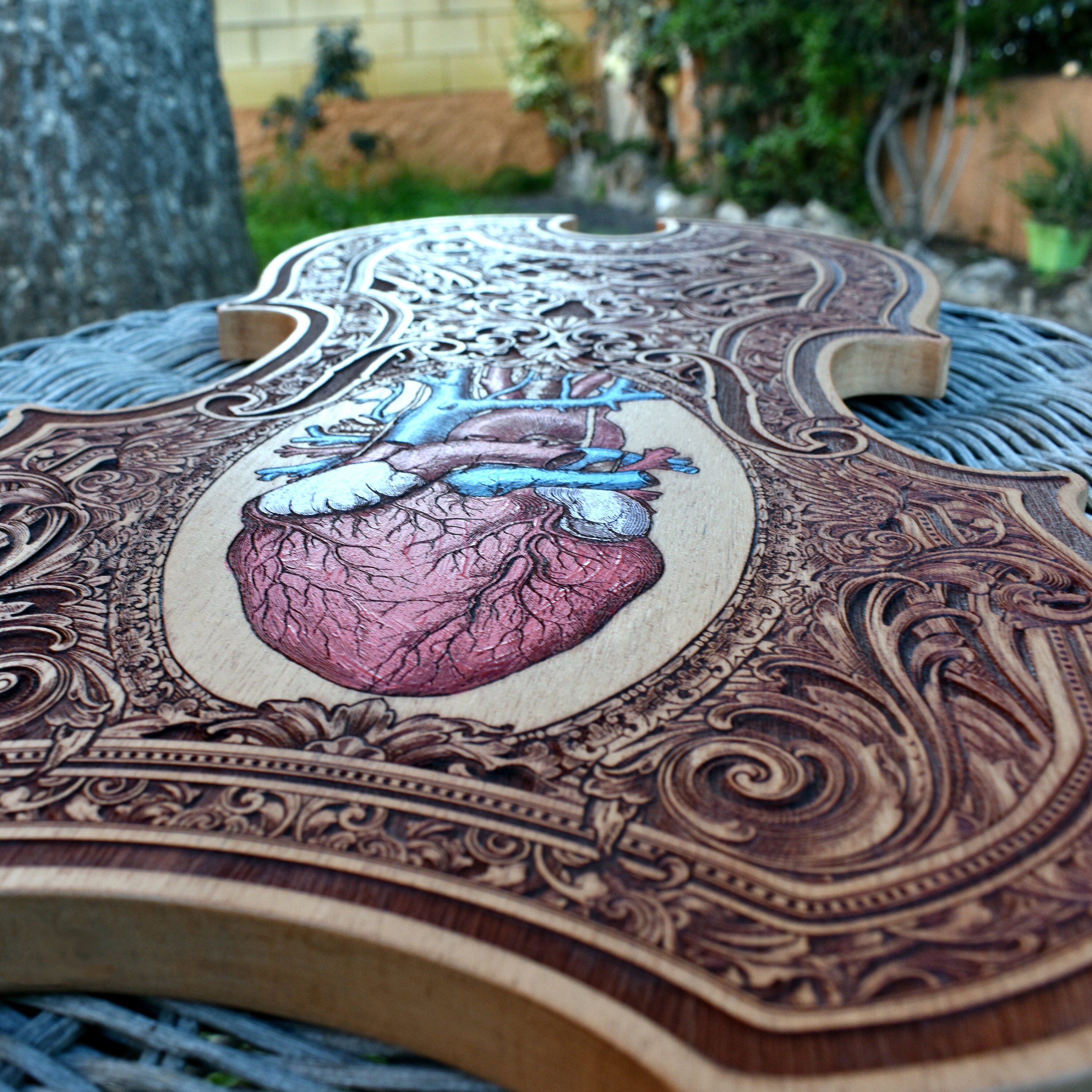 Heart wood wall art Heart wood wall art decor Heart wood Etsy