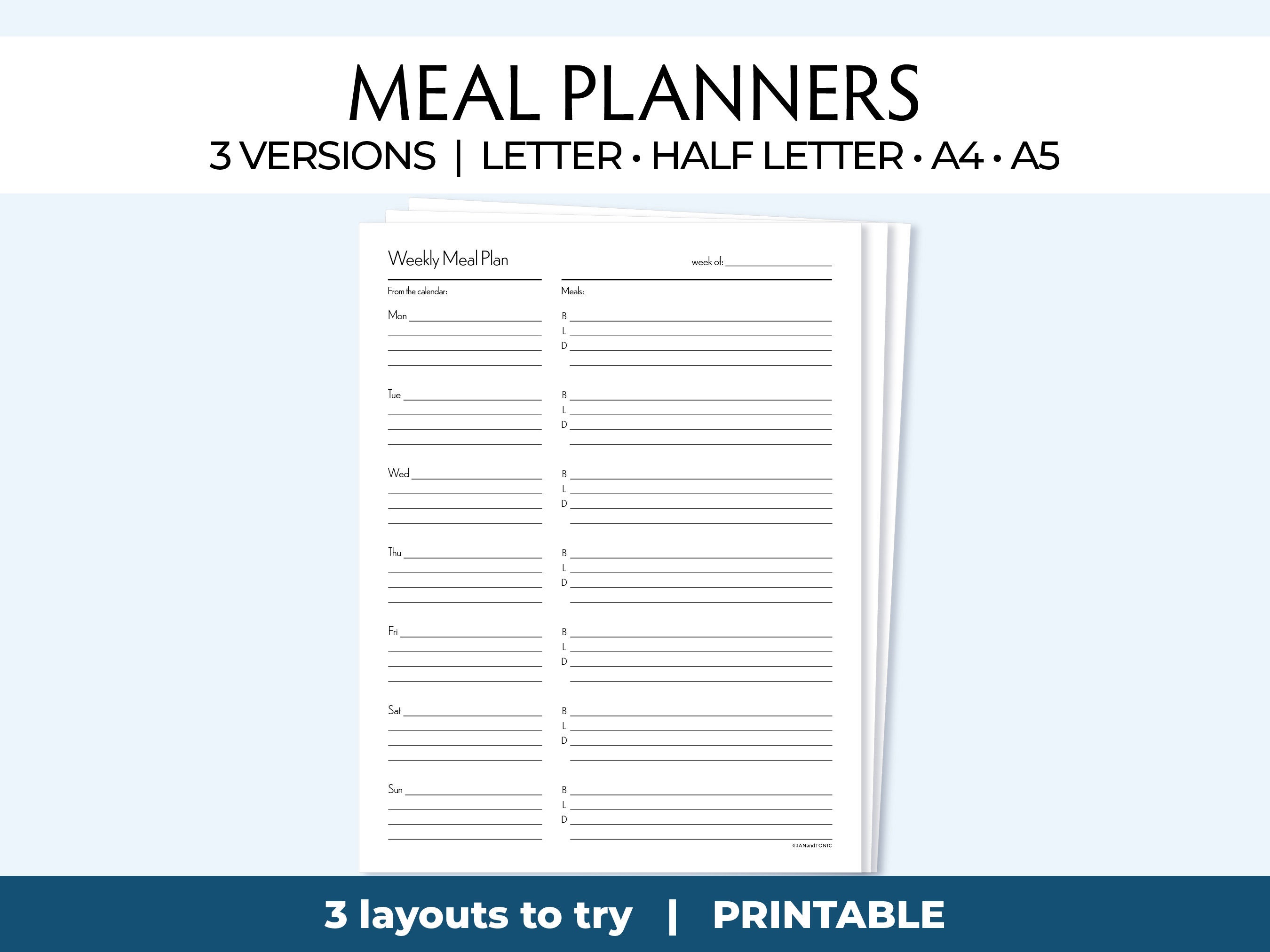 creating a menu prep sheet - caterease support Images... Printable Meal Planner, Weekly Menu Prep and Diet Template, Digital or ...