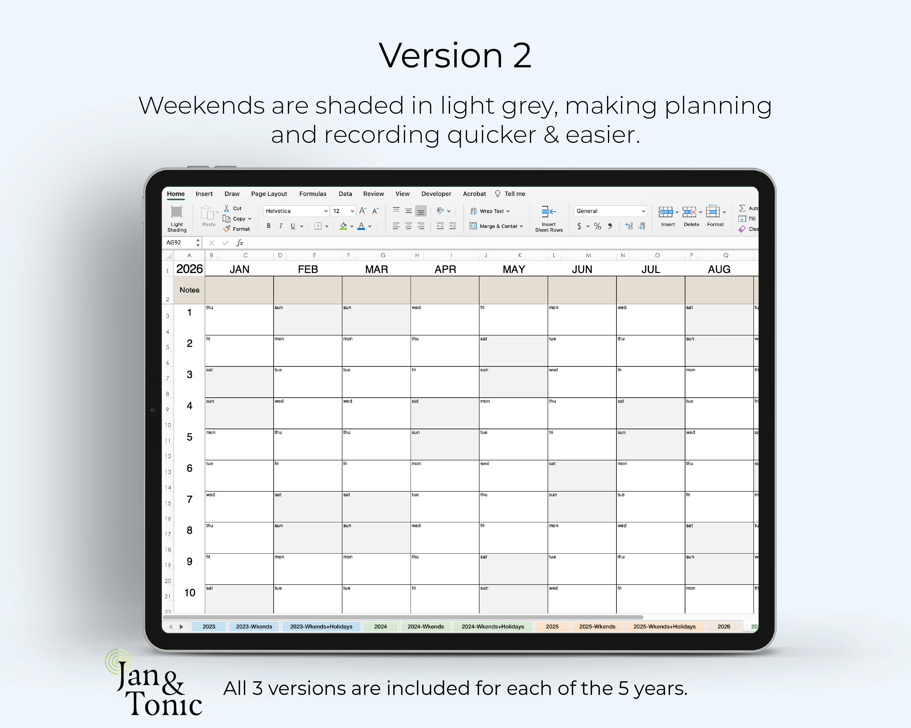Year Planner Excel Spreadsheet Family School Professional Travel Year planner excel spreadsheet family school professional travel