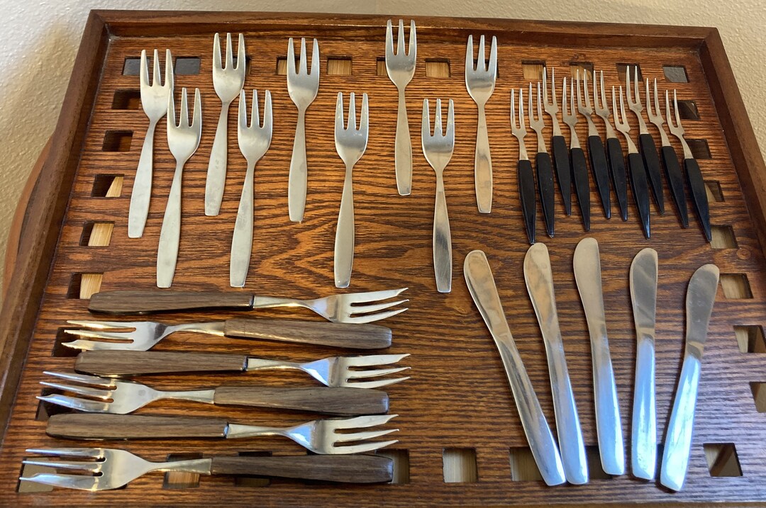 Midcentury Hors D'oeuvres Utensils Etsy