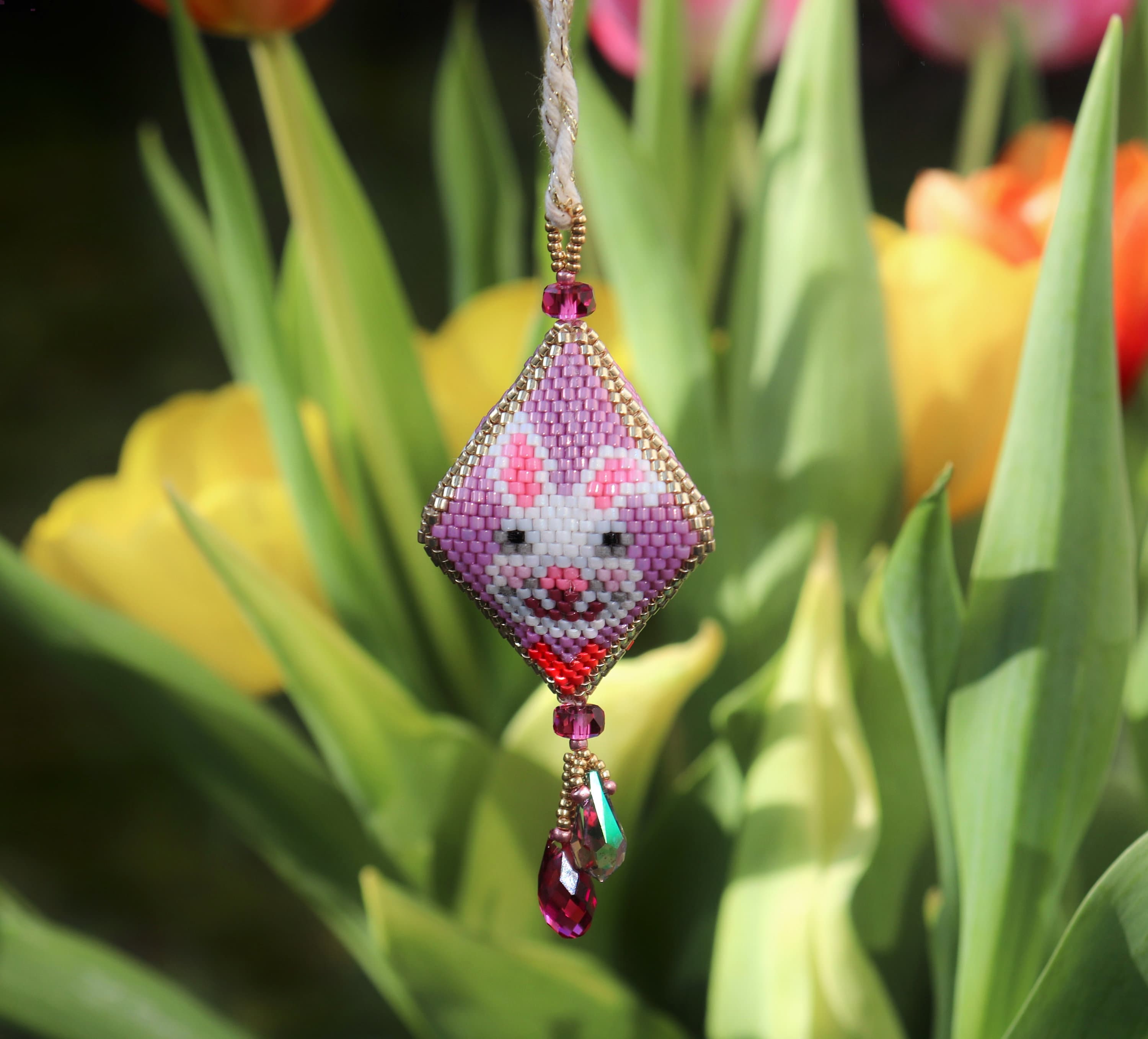 Pattern 3d Peyote Pod Bunny, Rabbit, 2 Colorways, Word Chart, Miyuki ...