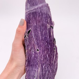 High Quality Large Charoite Polished Specimen with rough sides