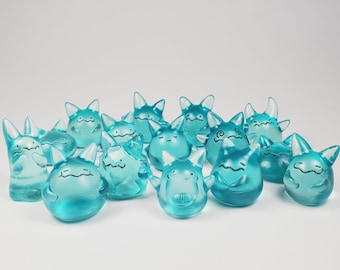 Gashapon Slime Limited Color Run: Teal Originally Designed Resin Figurine