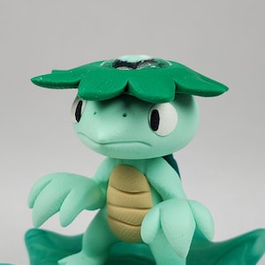 River Kappa - Handmade Polymer Clay Japanese Yokai Mystical Figurine