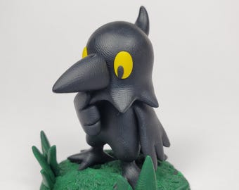 Corven - Raven Monster DnD Miniature Hand Sculpted Polymer Clay Figurine