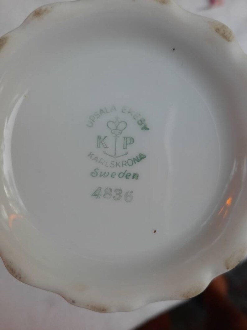 Karla KP Karlskrona Sweden 4836 Swedish Vintage Upsala Ekeby Creamer vase or jug home decoration