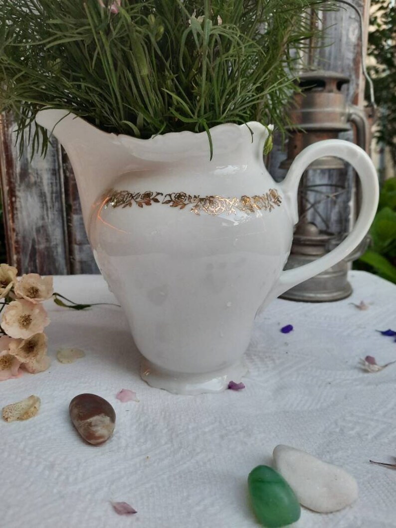 Karla KP Karlskrona Sweden 4836 Swedish Vintage Upsala Ekeby Creamer vase or jug home decoration
