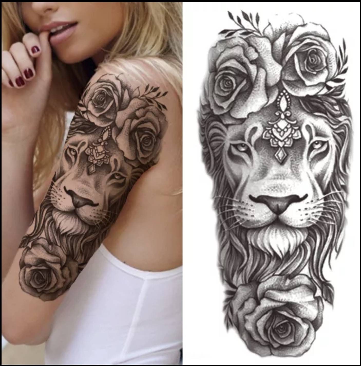 Free line tattoo lion🦁🦁🦁 | Instagram