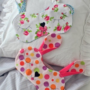 Bunny sleeping mask, cute sleep mask, sleeping mask sewing pattern, eye mask pattern, diy sleep mask, sleep mask pattern