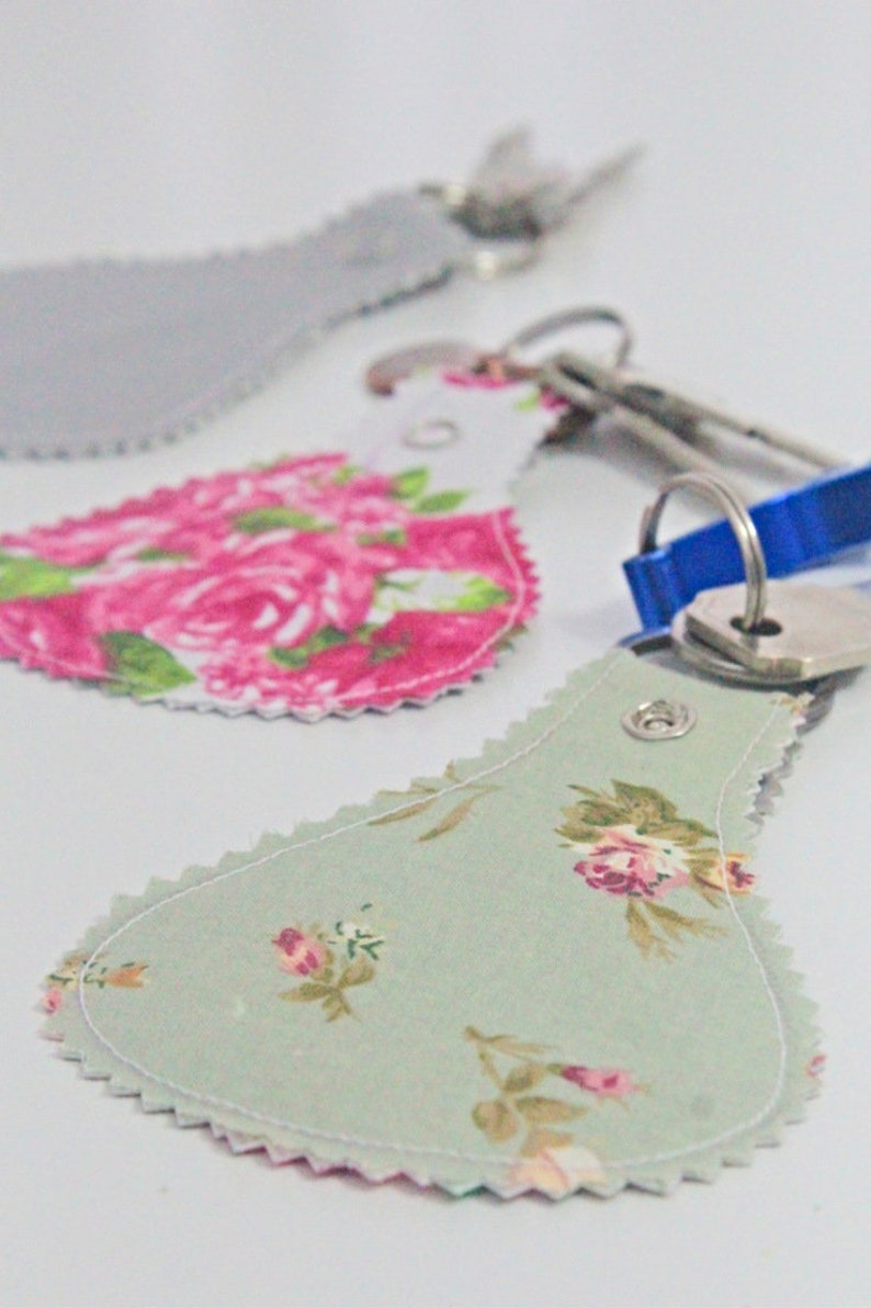 DIY Fabric Keychains Template, DIY Keychains, DIY Fabric Keychain