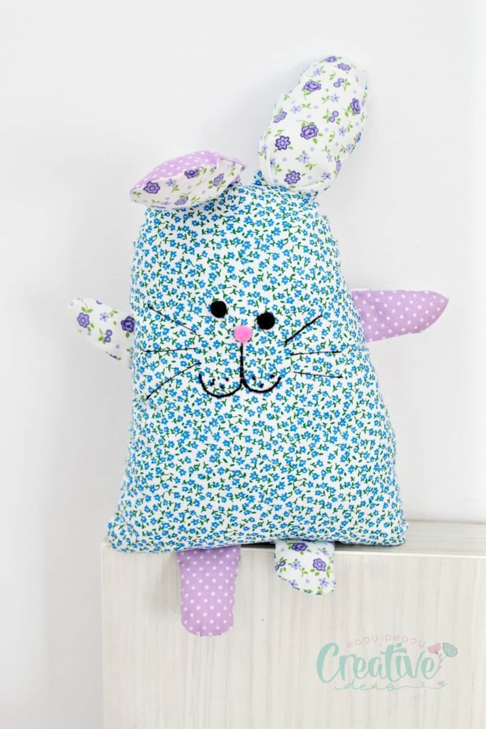 Bunny Pillow Sewing Pattern, Bunny Sewing Pattern, Bunny Pillow, Bunny