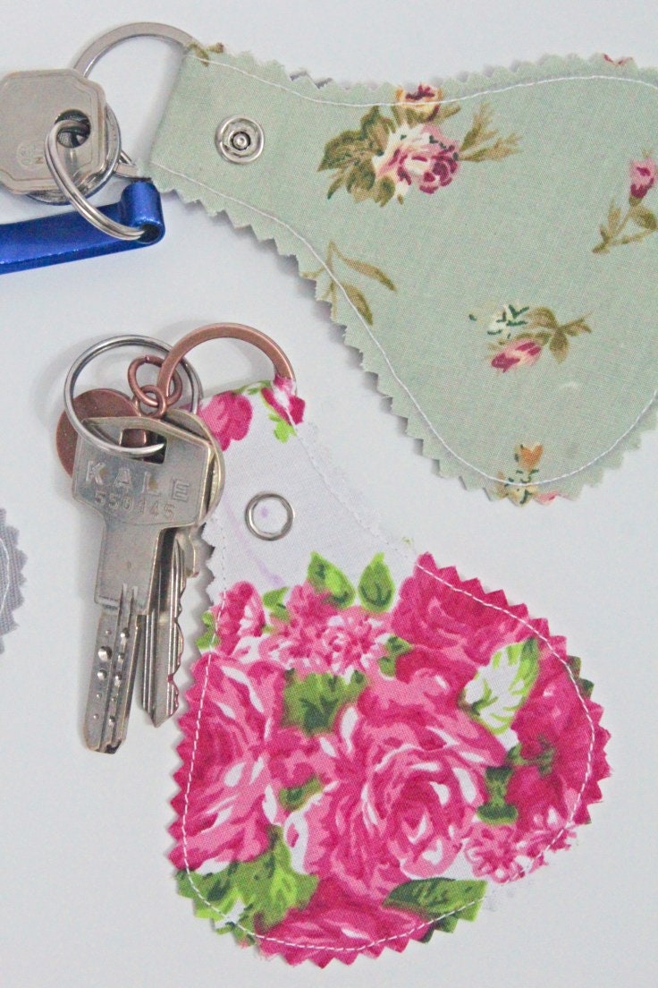 DIY Fabric Keychains Template, DIY Keychains, DIY Fabric Keychain
