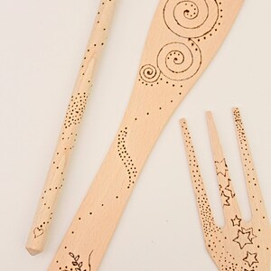 Wood Burned Spoons Design Templates/personalized Wooden Spoons/wood ...