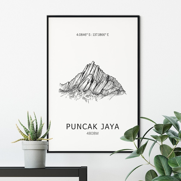 Puncak Jaya Seven Summits Poster