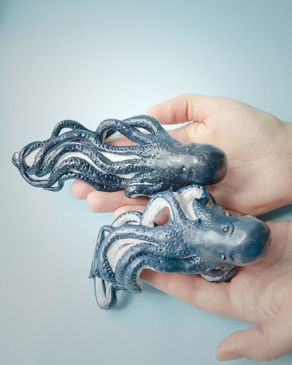 Octopus Door Handle Nautical Drawer Pulls Coastal Nursery Etsy