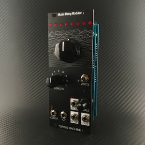 Music Thing Modular Turing Machine MkII (Black Aluminium/Various Knob Colours) 10hp Eurorack Module