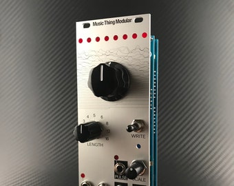 Music Thing Modular Turing Machine Mk II (Silver Aluminum/Various Knob Colours) 10hp Eurorack Module