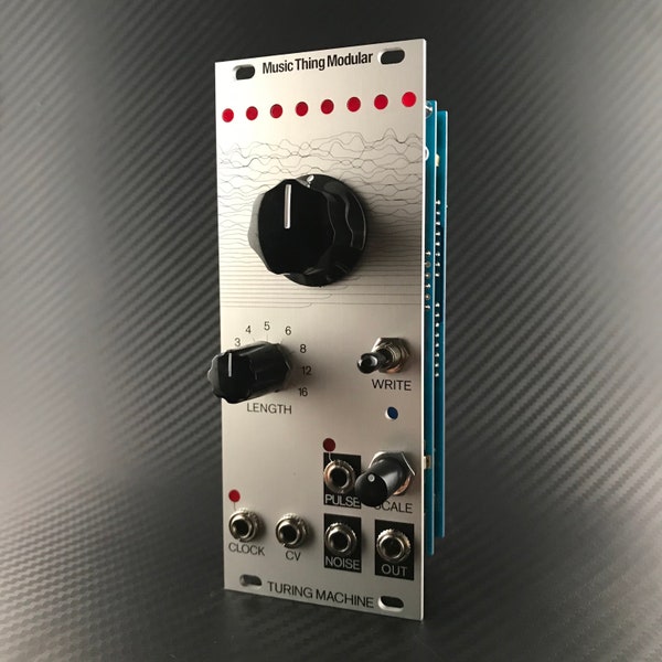 Music Thing Modular Turing Machine Mk II (Silver Aluminum/Various Knob Colours) 10hp Eurorack Module