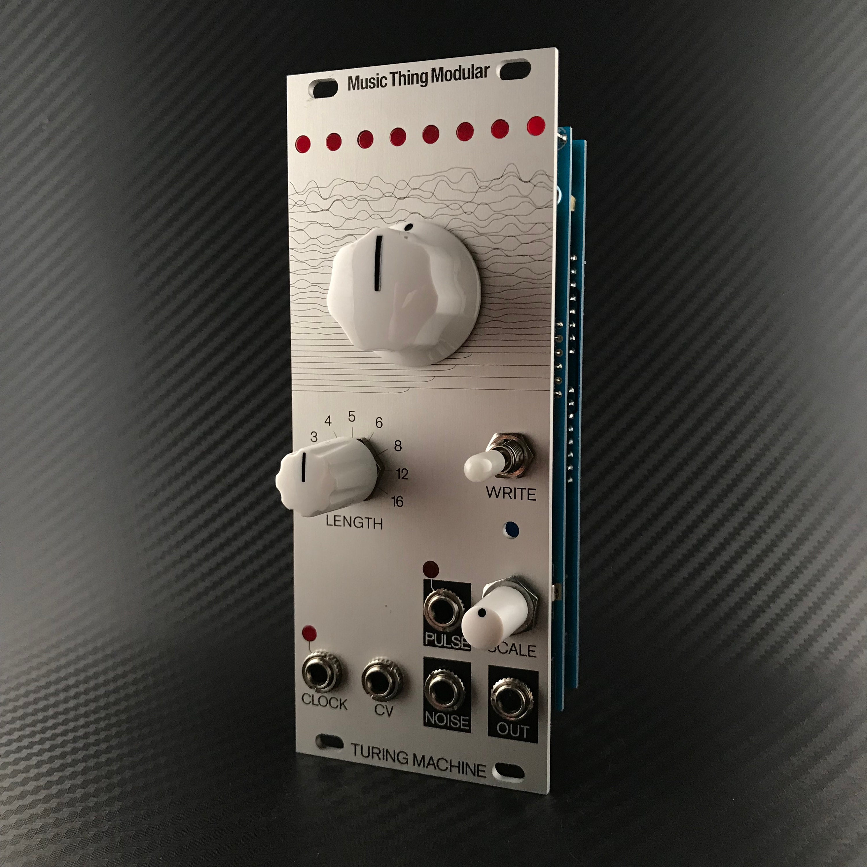 Music Thing Modular Turing Machine Mk II (silver Aluminum Music Thing Modular Turing Machine Mk II (silver Aluminum