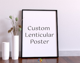 Custom lenticular poster from your photos