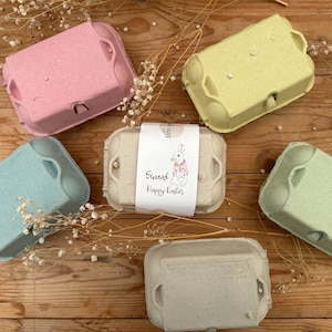 Caixas de Ovos em Verde | Rosa | Azul | Verde | Cinza Natural - Favores Caça ao Tesouro Decoração de Mesa Bênçãos de Ostara Páscoa Festivais de Primavera