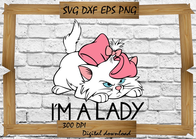 Download The Aristocats Mariei M A Ladydisney Svgcat Svgcat For Etsy PSD Mockup Templates